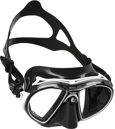 CRESSI AIR MASK SIL BLACKL/FRAME BLACK WHITE