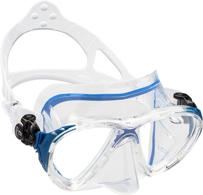 CRESSI BIG EYES EVOLUTION MASK SIL CLEAR/FRAME BLUE