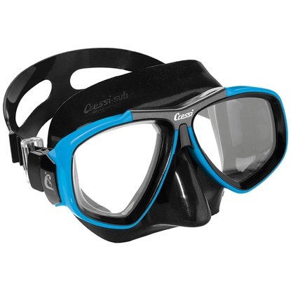 CRESSI FOCUS MASK SIL BLACK/FRAME BLUE